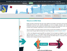 Tablet Screenshot of eures.com.mt